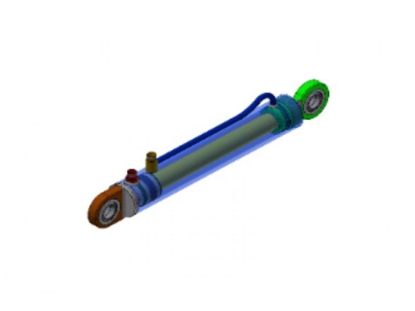 SPAREPARTS|FIRSTGREEN - Hydraulic cylinder of speed coupler left/right