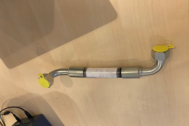 SPAREPARTS|FIRSTGREEN - Hosepipe 2SC 19 x310 DKOL 90°/90° - DKOL M30x2